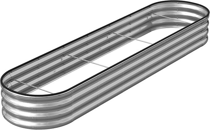 Galvanized Metal Raised Garden Bed Kit - Image 7