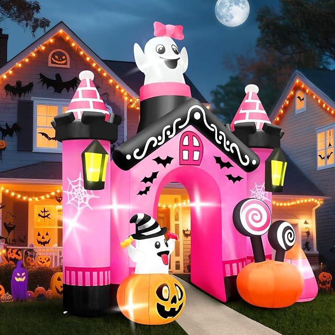 Kalolary 11 FT Halloween Inflatables Ghost Archway Outdoor Decorations - Image 4