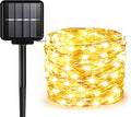 ALENEY Solar String Lights Outdoor, 33 Feet 100 LEDs 8 Modes Solar Fairy Lights by ALENEY
