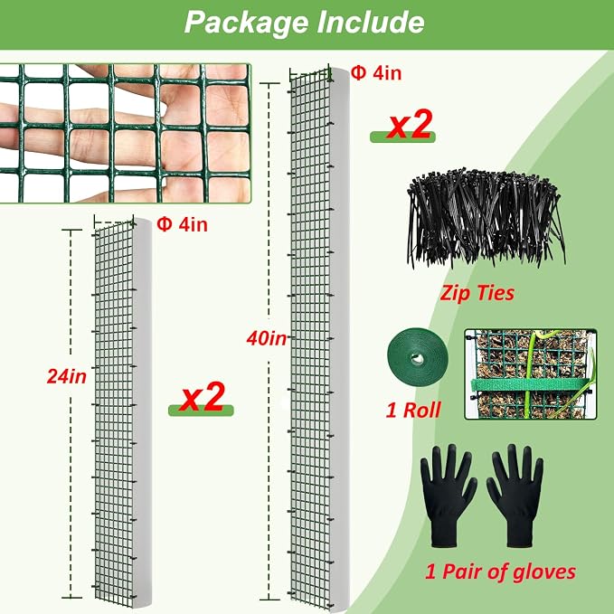 60"/40"/24" Metal Moss Pole, D Shape Sphagnum Moss Pole, Moss Poles - Image 7