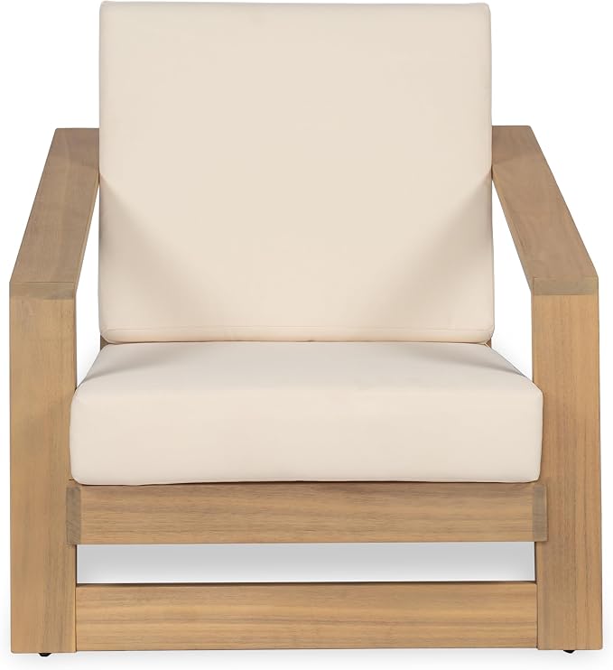 Christopher Knight Home Galio Set of 2 Acacia Wood Lounge Chair Outdoor - Image 7