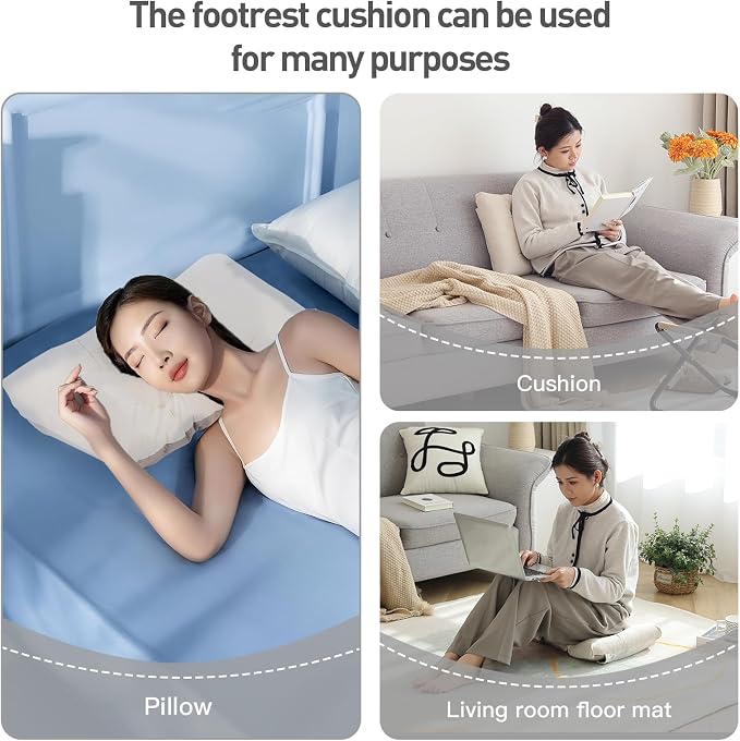 LITA Folding Upholstered Footrest Stool - Image 6