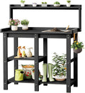 ONBRILL Potting Bench, Outdoor Potting Bench Table by ONBRILL