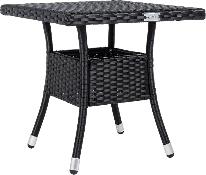 SAFAVIEH Outdoor Patio Furniture Collection Edna 3-Piece Lounge Set - Image 9