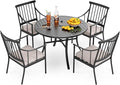 PHI VILLA 5 Piece Outdoor Dining Set by PHIVILLAThepioneerofcomfortablehouseholdsupplies