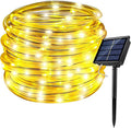 RUICHEN Solar Rope Lights Outdoor String Lights, 16.5 Ft 50 LED Tube Light by RUICHEN