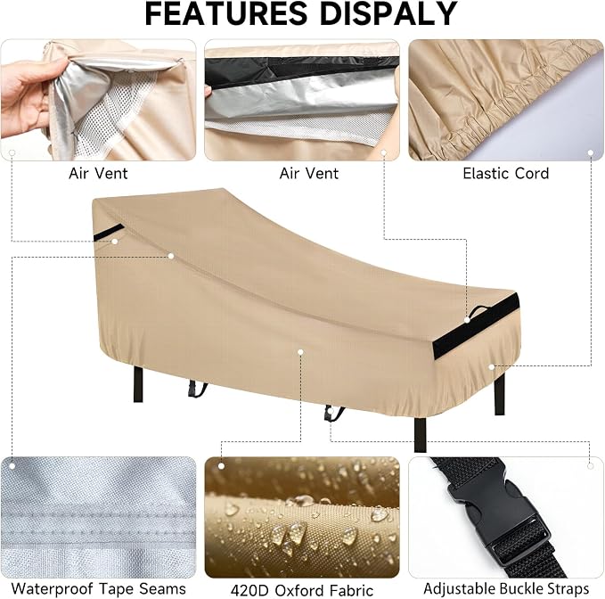 NEVERLAND Chaise Lounge Cover 2 Pack - Image 3