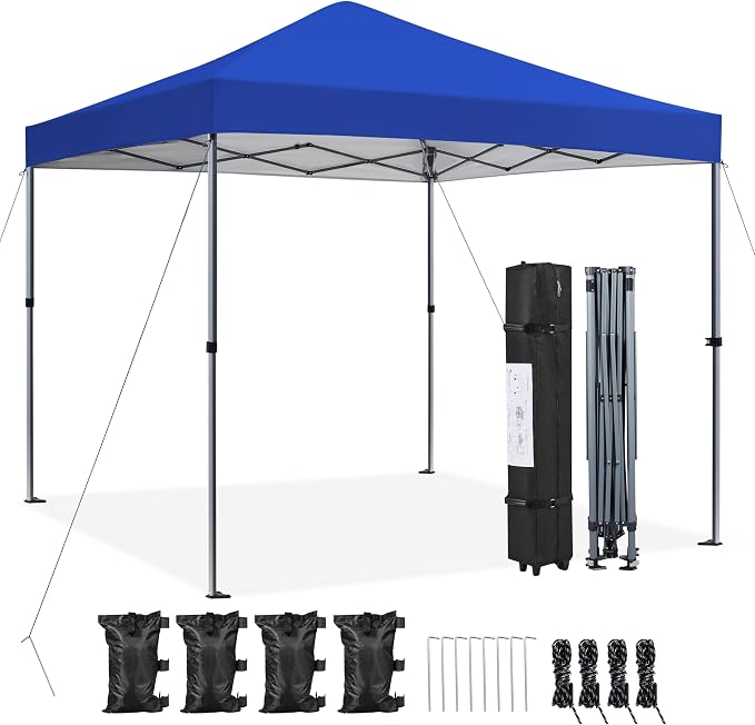 Yaheetech 8x8 Pop Up Canopy Easy Set-up Tent, Portable Outdoor Canopy Instant by Yaheetech