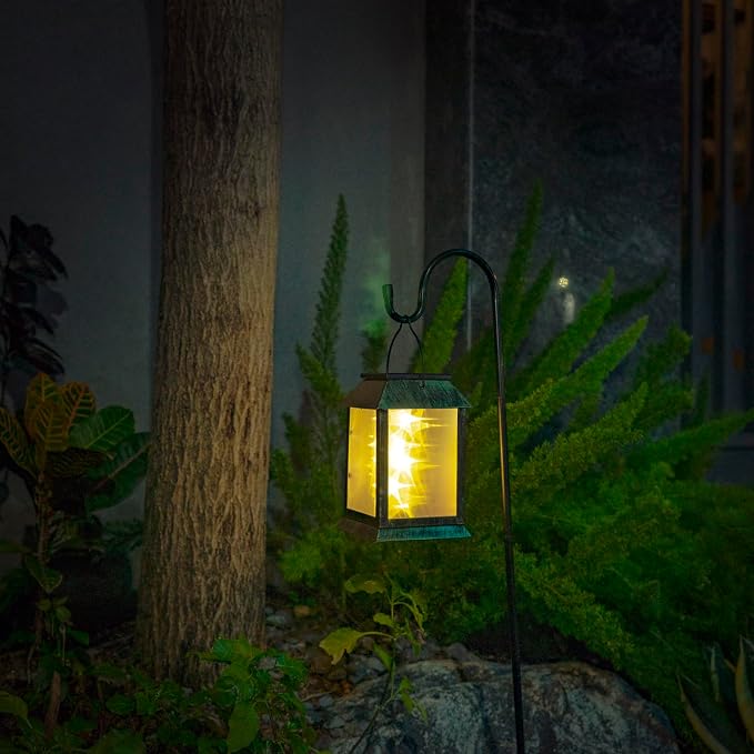2 Pack Solar Lanterns Outdoor Waterproof, 3D Hanging Solar Lights, Type-C - Image 9