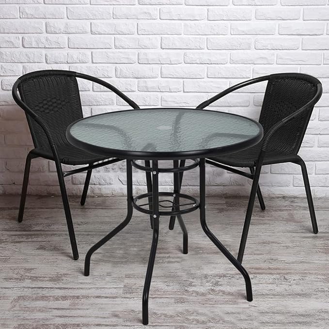 32in Outdoor Table Patio Dining Table Outdoor Dining Table - Image 2