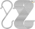 8 Pack S Hooks for Hanging, 3.5 inch Heavy Duty S Hooks by Waitkey