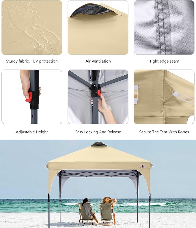 ABCCANOPY Outdoor Pop up Canopy Tent, 10x10 Instant Portable Canopy - Image 3