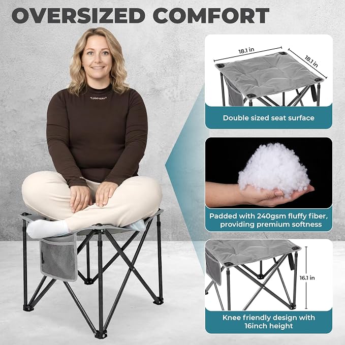 FUNDANGO Oversized Camping Stool - Image 2