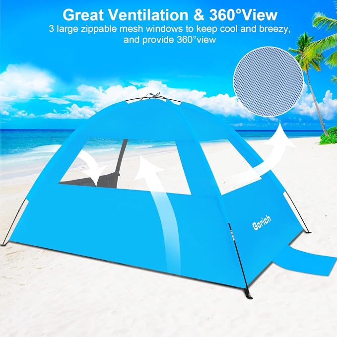 Gorich Beach Tent Sun Shelter for 3/4-5/6-7/8-10 Person - Image 4