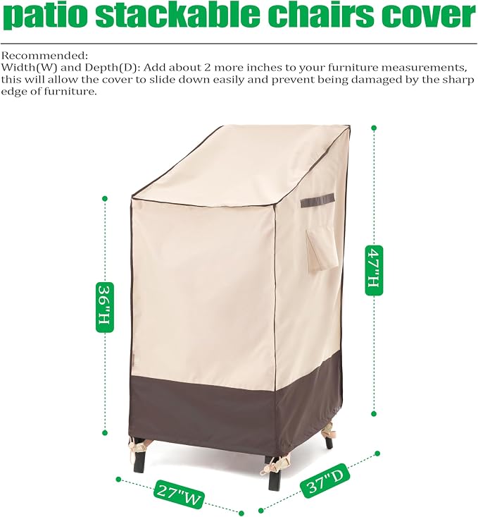 F&J Outdoors Waterproof Anti-UV Heavy Duty Patio Cover - Image 2