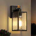 WIHTU Dusk to Dawn Outdoor Lighting Fixtures, Sensor Wall Sconce Lamp, by WIHTU