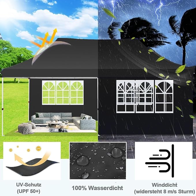 COBIZI Canopy 10x20 Pop Up Canopy Tent - Image 2