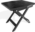 Melino Wooden Folding Outdoor Side Table, FSC Certified Acacia Weatherproof by Melino