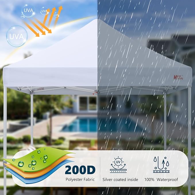 MASTERCANOPY Pop Up Canopy Tent Commercial Grade 10x10 Instant Shelter - Image 6
