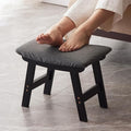 Foot Stool, Bamboo Small Sofa Foot Rest Under Desk, Extra Seating by Kitsanery