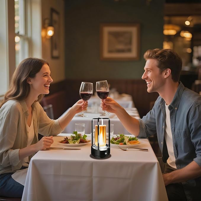 Portable Metal Table Lamp, 4000 mAh Rechargeable Outdoor Table Lamp, 3 Color - Image 6