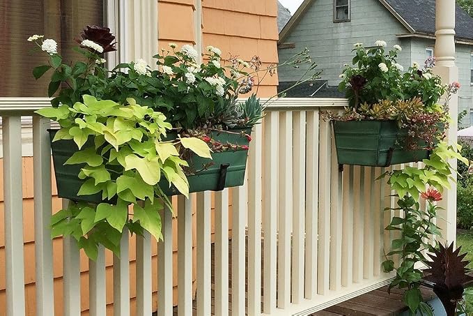 Achla Designs SFB-02 Wall-Mount, 8 inch Flower Window Box Planter Brackets - Image 3