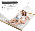 Double Hammock for 2 Person, Handwoven Rope Hammock by ANAGOO