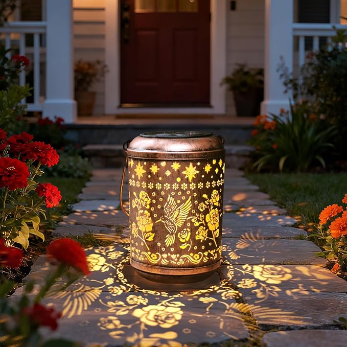 Birthday Gifts for Women Mom Grandma Solar Lanterns Outdoor Waterproof - Image 4