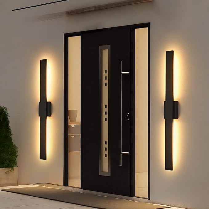 40.1inch Long Outdoor Modern LED Wall Light, Waterproof IP65 Warm White Led - Image 5
