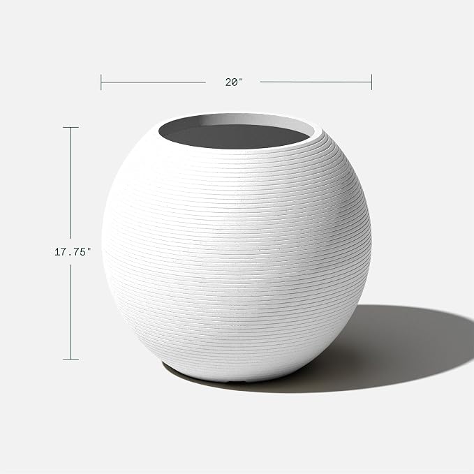 Veradek Strata Series Sphere Round Planter - Image 2