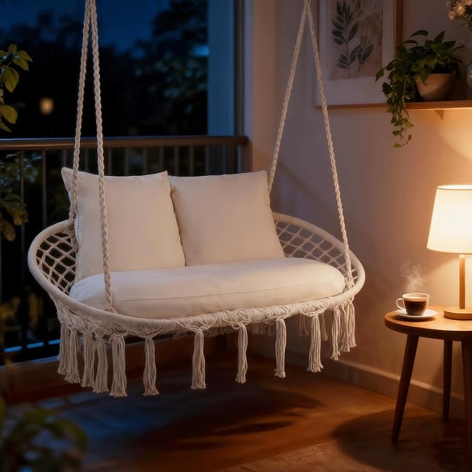 Magshion Double Hammock Swing Chair - Image 4