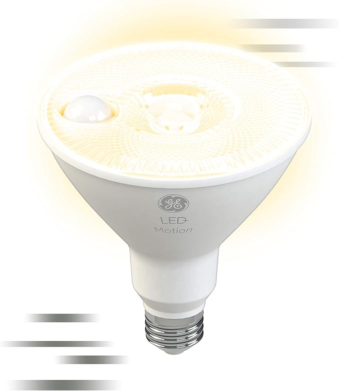 GE LED+ Motion Sensor LED Light Bulbs, PAR38 Outdoor Security Floodlight - Image 11