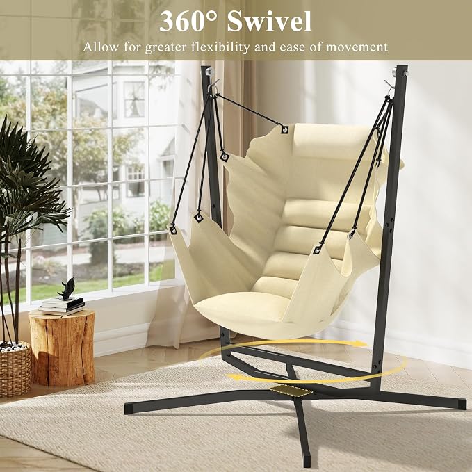 360° Swivel Hammock Swing Chair - Image 9