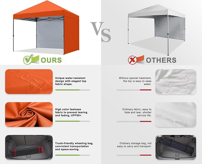 COOSHADE Pop Up Canopy Tent 10x10 - Image 8