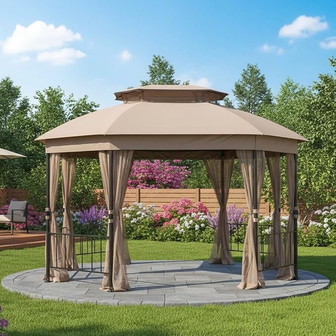 Garden Winds Reinforced RipLock 350 Replacement Canopy Top Cover Compatible - Image 2