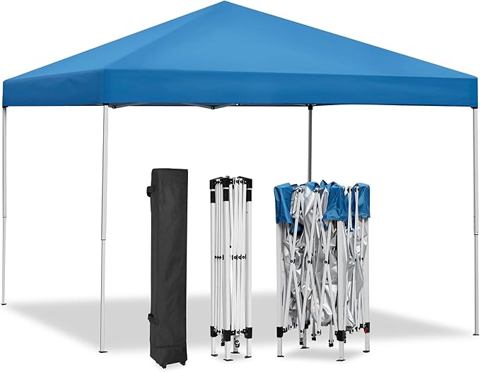 ZENY 10x10 Pop Up Canopy Tent Easy Set-up Outdoor Patio Canopy Adjustable by ZENY