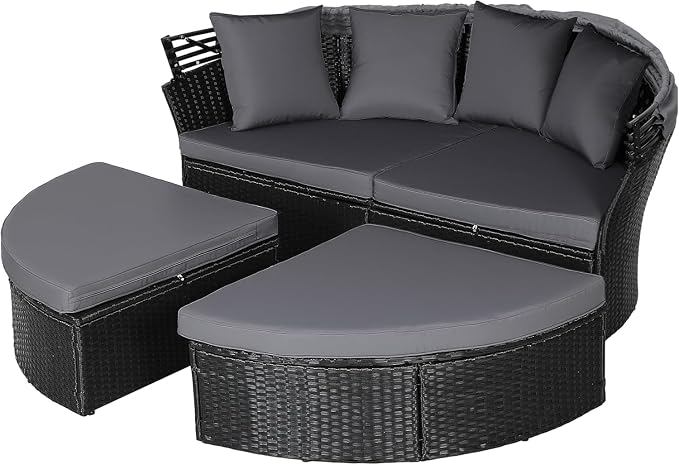 Incbruce Patio Round Daybed - Image 8