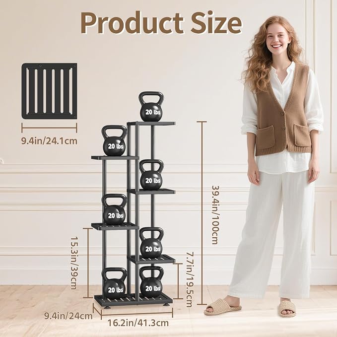 LASZOLA 5 Tier Plant Stand Indoors Outdoors - Image 2