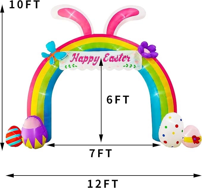 12ft Eeaster Inflatable Archway Decors - Image 6