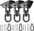 Heavy Duty Hammock Hanging Kit, 360° Rotating 1200 lb Swing Hangers by AINIKEY