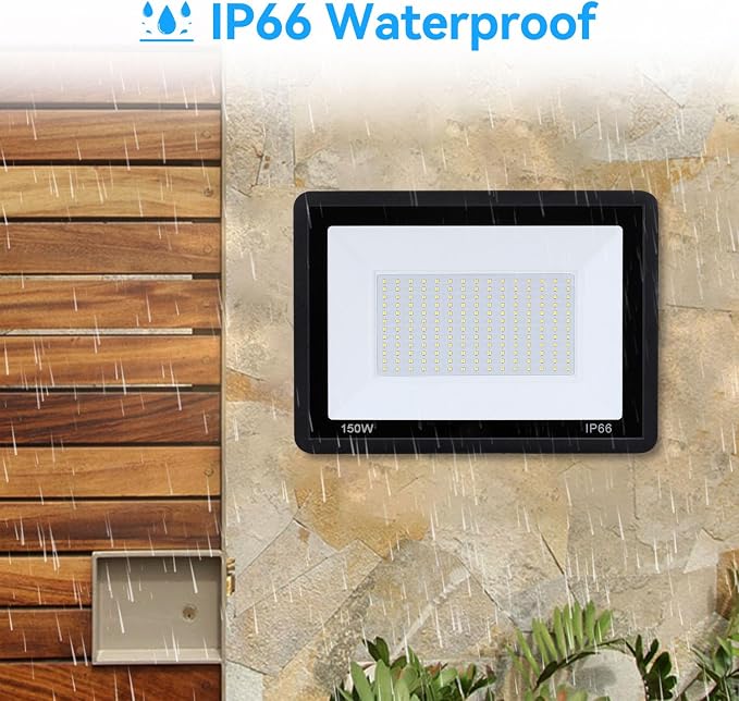 4Pack-250W LED Flood Light Outdoor, 27500lm LED Work Light - Image 3