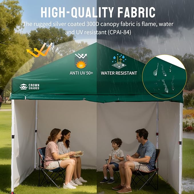 CROWN SHADES 10X10 Comercial Instant Canopy Pop Up Tent - Image 4
