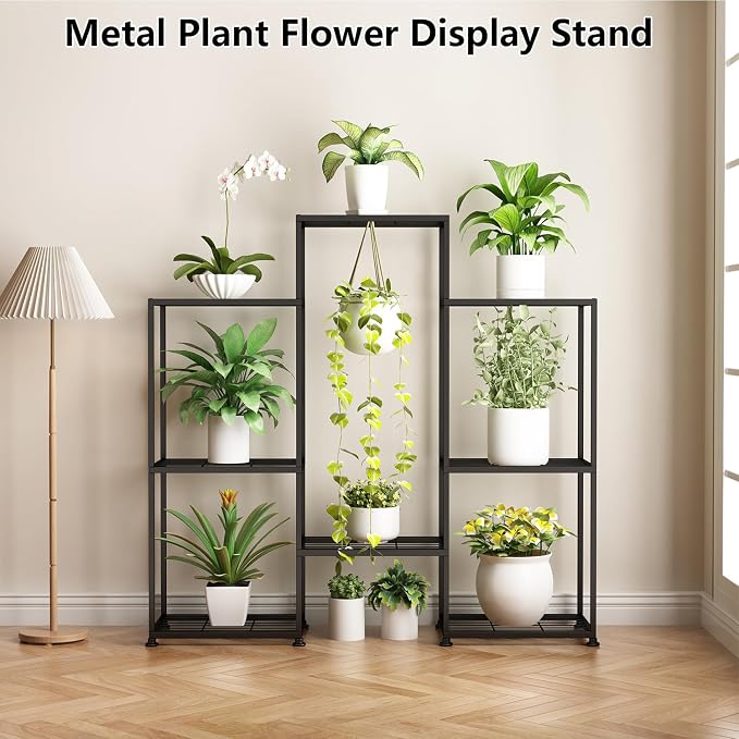 Metal Plant Stand Indoor Metal Plant Stands Outdoor Tiered Plant Shelf - Image 8