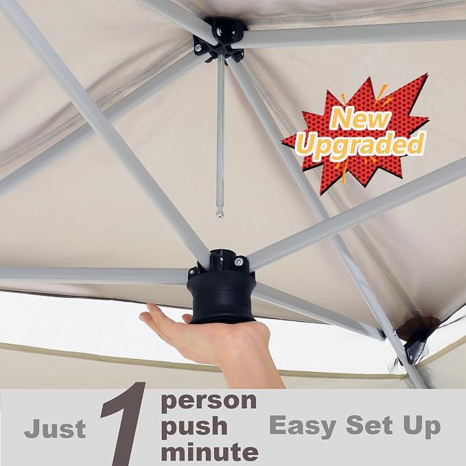 COBIZI 12x12 Pop Up Gazebo On Clearance Canopy Tent- Upgrade Metal Outdoor - Image 5