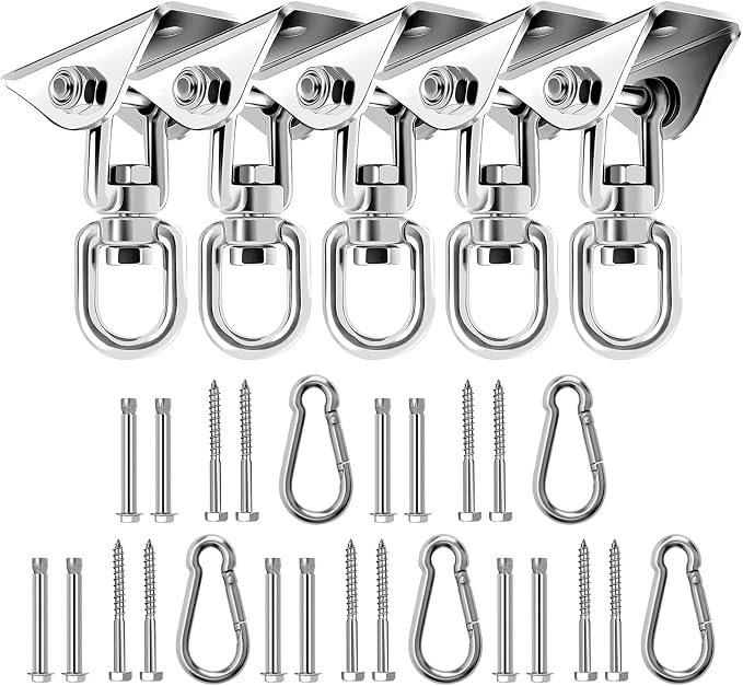 Heavy Duty Swing Hangers for Wooden Sets 1200 LB Capacity Hammock Hanger 360 by AINIKEY