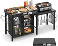 Leteuke Grill Table for Blackstone Griddle, Portable Foldable Grill Table by Leteuke
