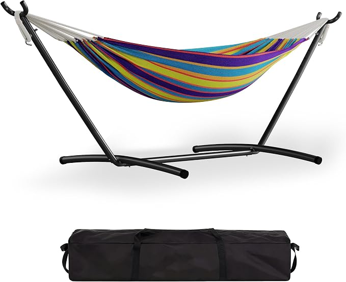 GarveeLife Double 2 Person Hammock, Indoor Outdoor Standing Hammock by GarveeLife