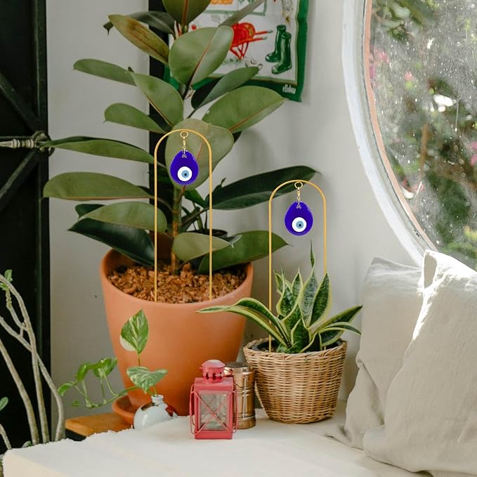 Plant Trellis for Climbing Plants indoor Evil Eye Decorations Mini Metal - Image 3