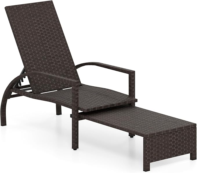 Tangkula Lounge Chair Outdoor by TANGKULA