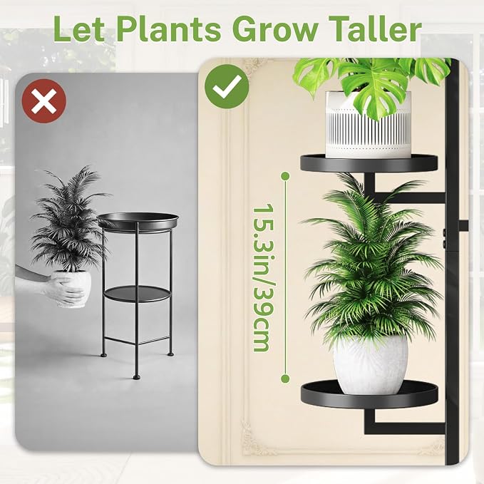 iDavosic.ly 5 Tier Plant Stand Indoor Outdoor, Tiered Corner Multiple Flower - Image 5